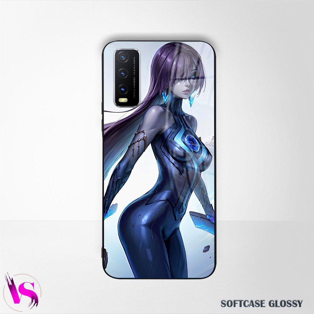 Softcase Kilau VIVO Y12S Y20 Y20S Y20i Y20T |W11| VIVO Case Glossy Pic HD | Kesing Silikon Premium M