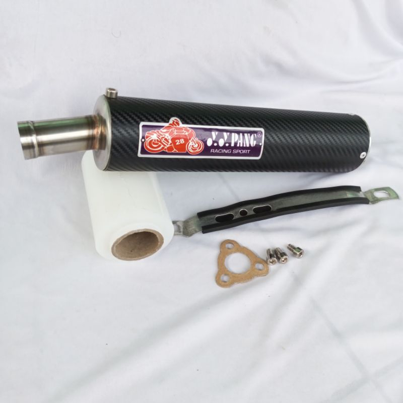 silincer knalpot yy pang carbon ninja R RR 2 tak