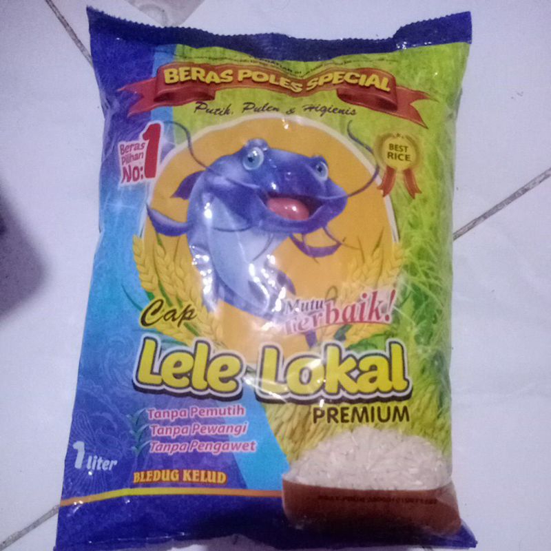 

beras lele lokal 1L