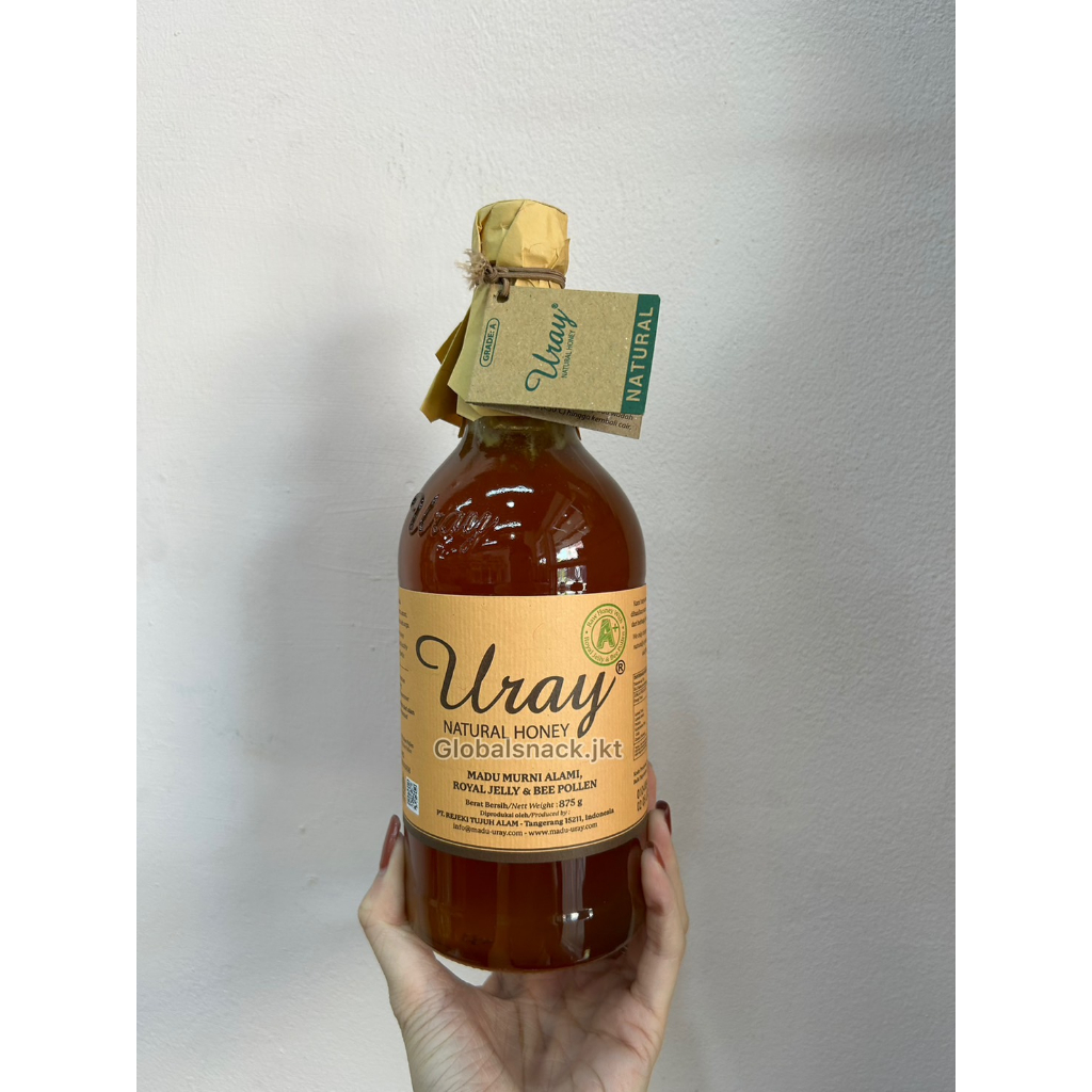 

[875G] Madu Uray Natural Honey - Madu Murni Royal Jelly & Bee Polen - Madu Hutan Asli