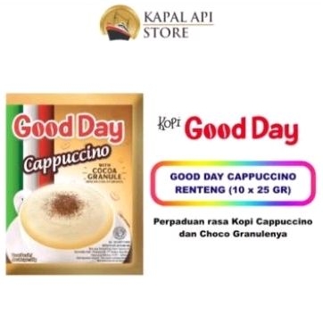 

good day cappuccino 10 pcs