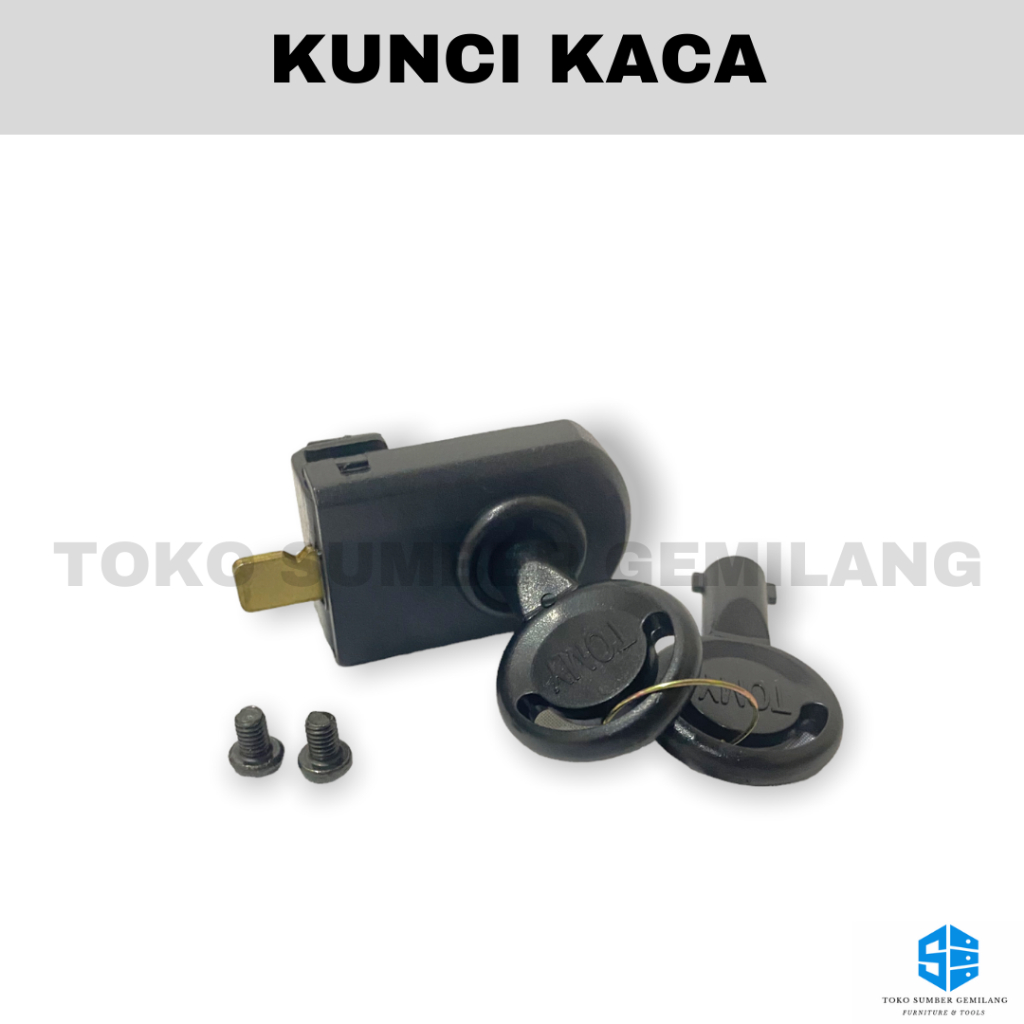 Kunci Kaca Geser / Kunci Kaca / Kunci Lemari Kaca / Kunci Lemari / Lemari Kaca