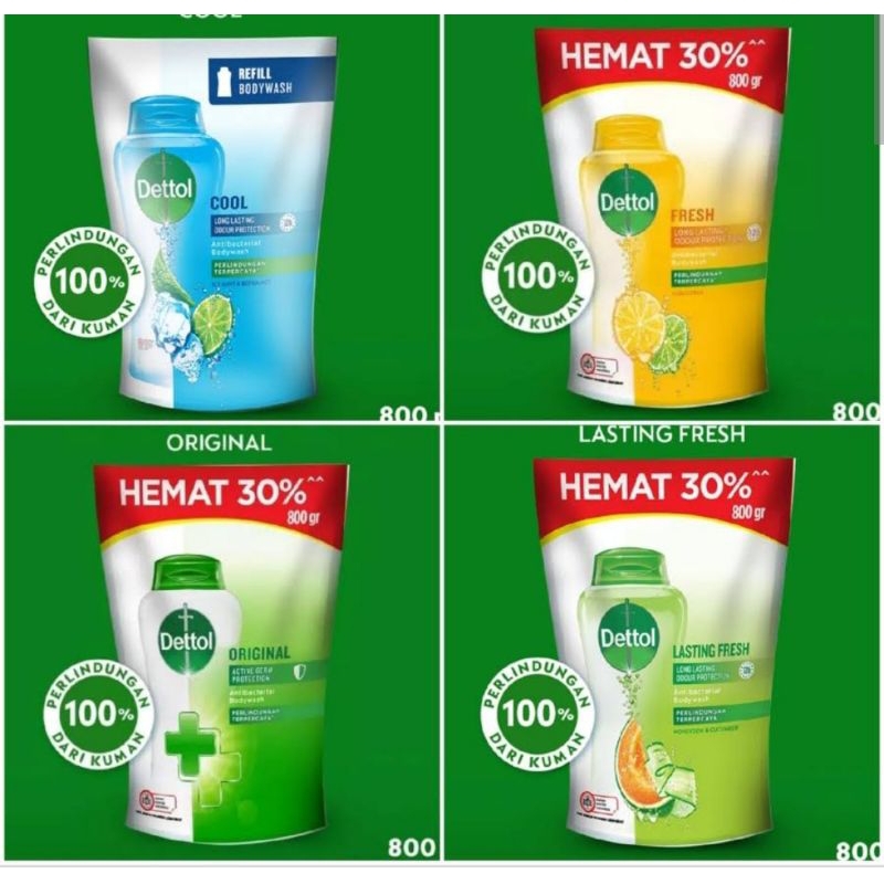 Sabun cair Detol jumbo 800ml
