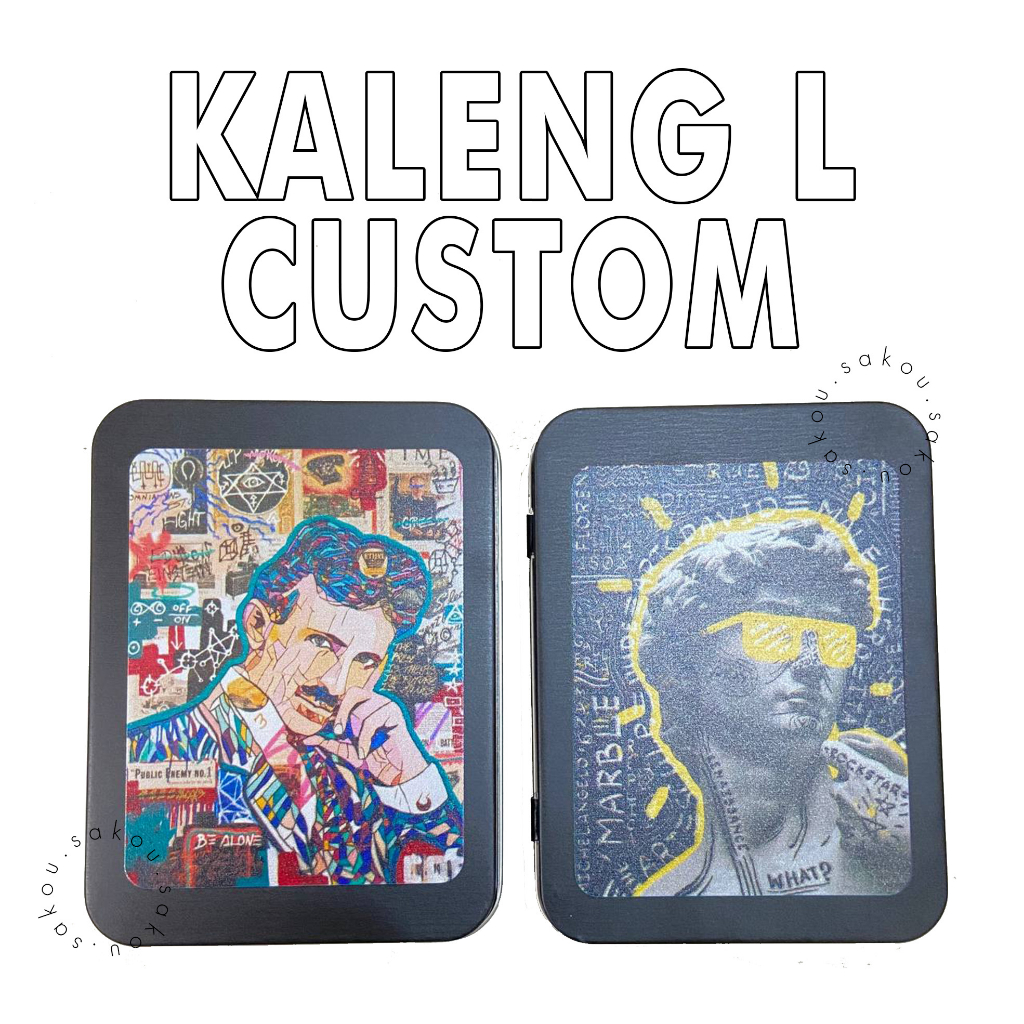 Kaleng L Custom 10 / Kotak Kaleng Aluminium Besar / Kotak Custom Box Penyimpanan