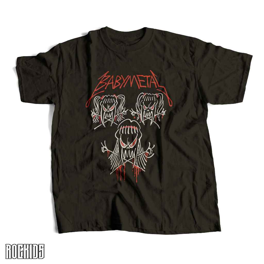 ROCKIDS - BABYMETAL - TSHIRT - TEES - KIDSWEAR - KAOS BAND - KAOS BAND BABYMETAL - KAOS BABYMETAL - 