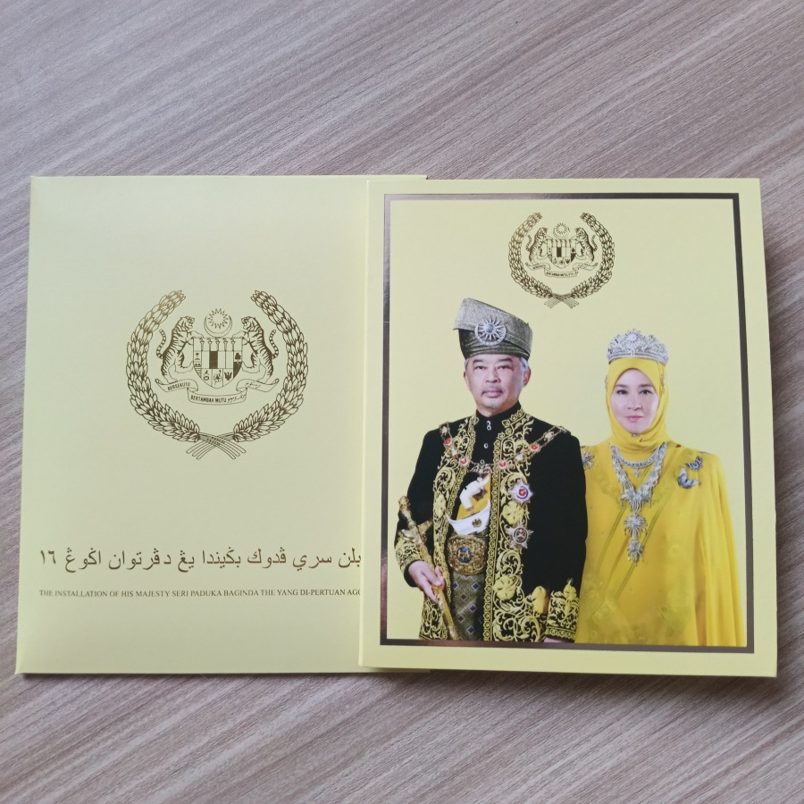 Duit Syiling Peringatan Koin Malaysia 1 Ringgit 2019 Emas Nordic