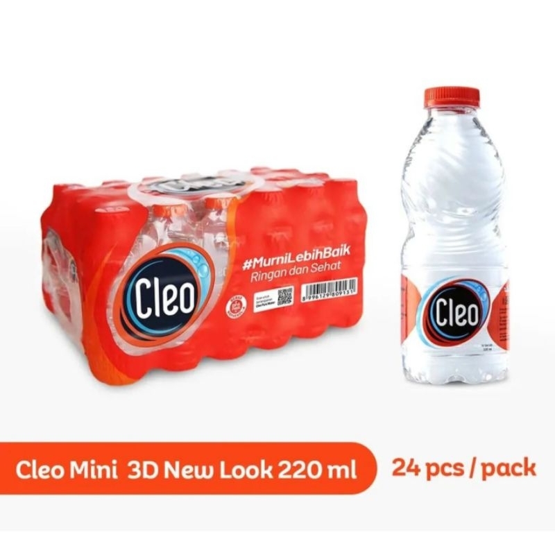 

Air Mineral Cleo 24pcs x 220ml