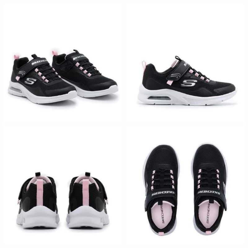 Original Skechers Microspec Max Girl's Shoes - Black dan Pink Kode Produk : SKE303540LL