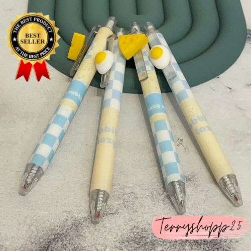 

Pulpen Cetek Motif Keju Telur Lucu Unik Pen Gel Alat Tulis Sekolah dan Kantor COD