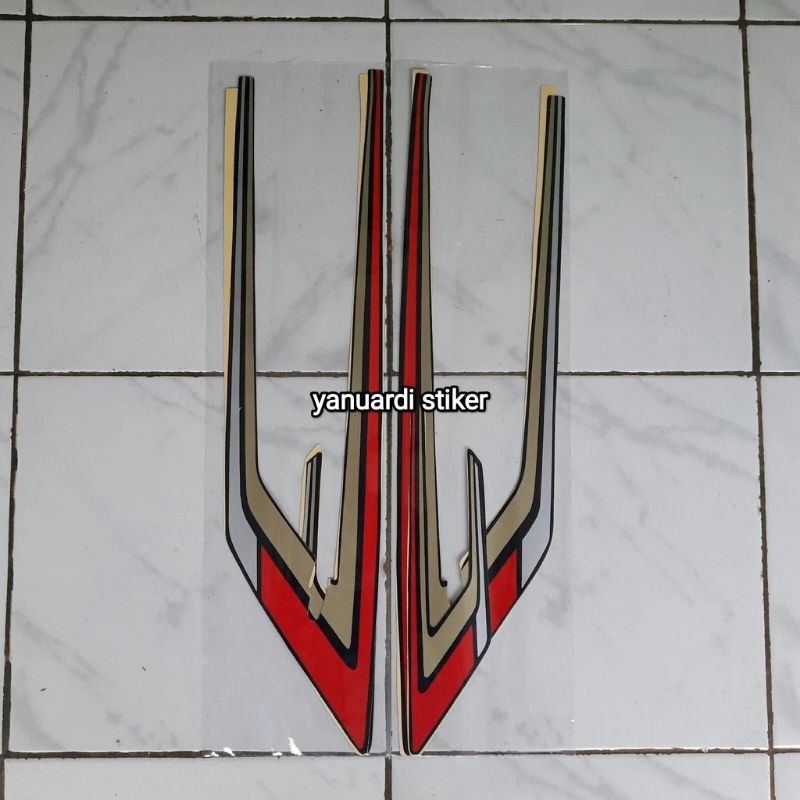 STRIPING STIKER LIST STANDAR MOTOR GL 100 TAHUN 1994