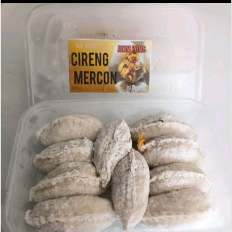 

Cireng isi Ayam Suwir Pedas Mercoon