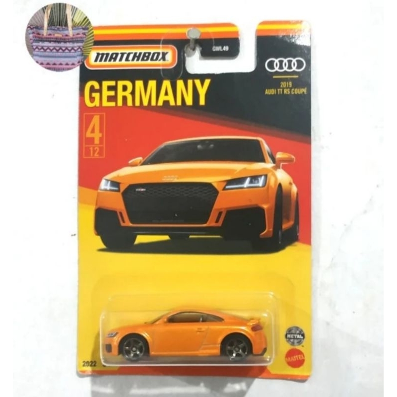 Matchbox Audi TT RS Coupe Orange Oren