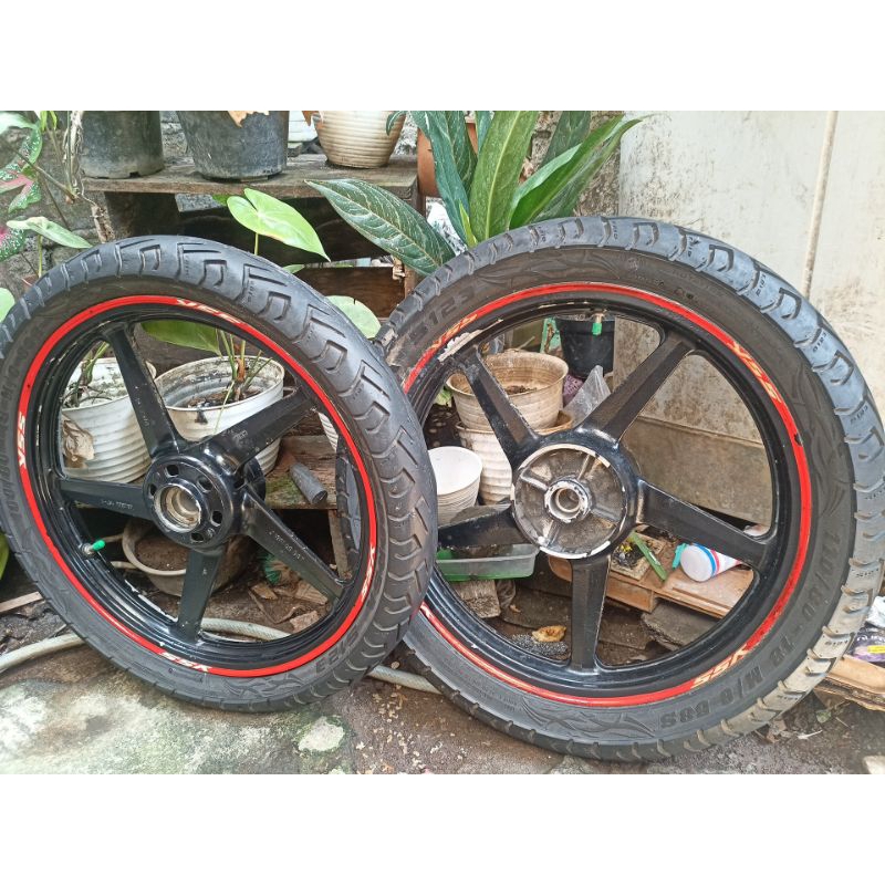 Velg scorpio skorpio z 225cc z 225 yamaha pelek racing palang original ori copotan standar kelengkap