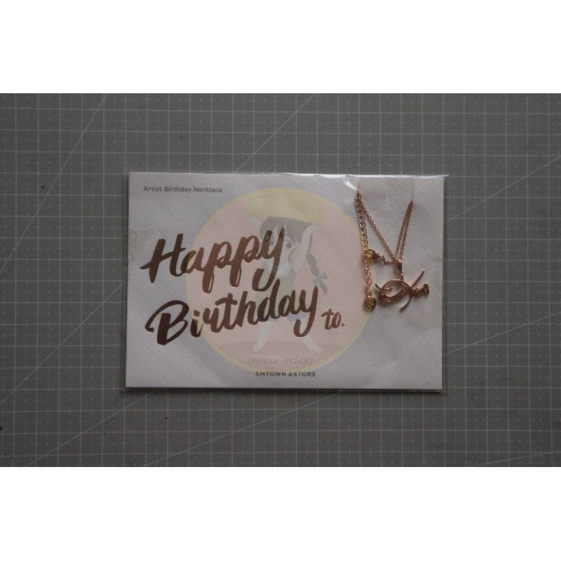 Jisung Birthday Necklace Preloved