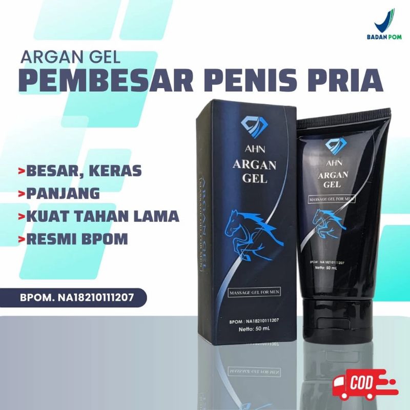 ARGAN GEL Pembesar Mr P 100% Aman Cepat Dan Permanen Original Bpom