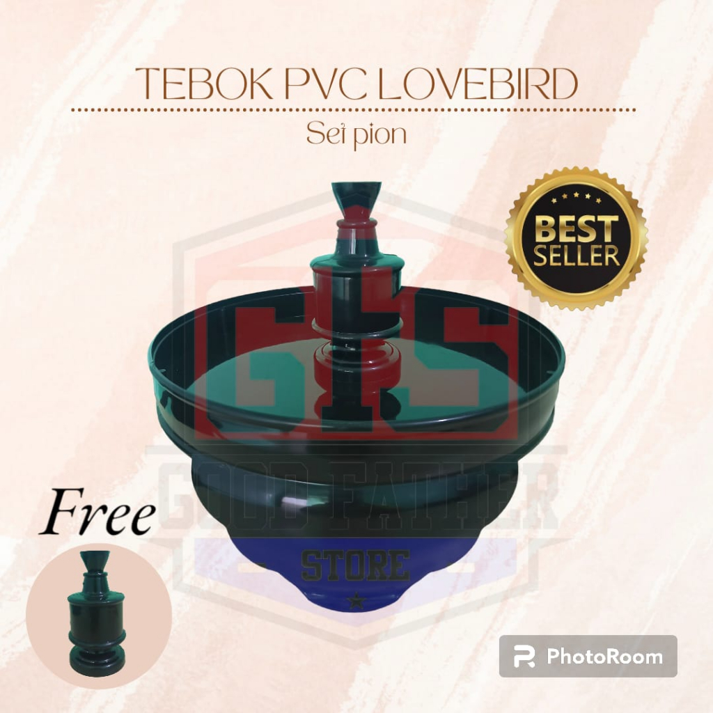 TEBOK PVC LOVEBIRD TEBAL TERMURAH SE-INDONESIA, TEBOK SANGKAR BURUNG LOVEBIRD, GRATIS PION