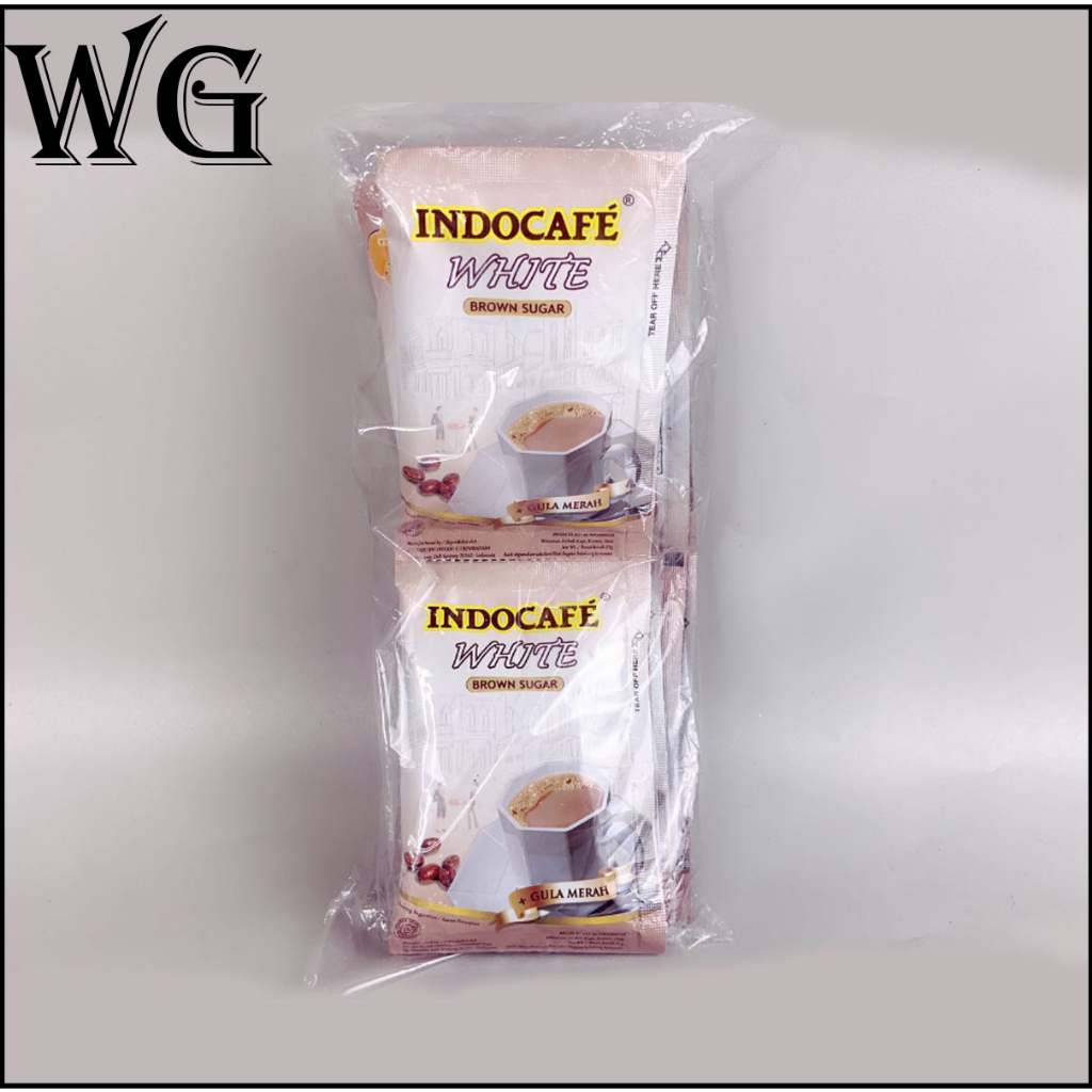 

Minuman INDOCAFE WHITE BROWN SUGAR GULA MERAH SACHET 10X21G