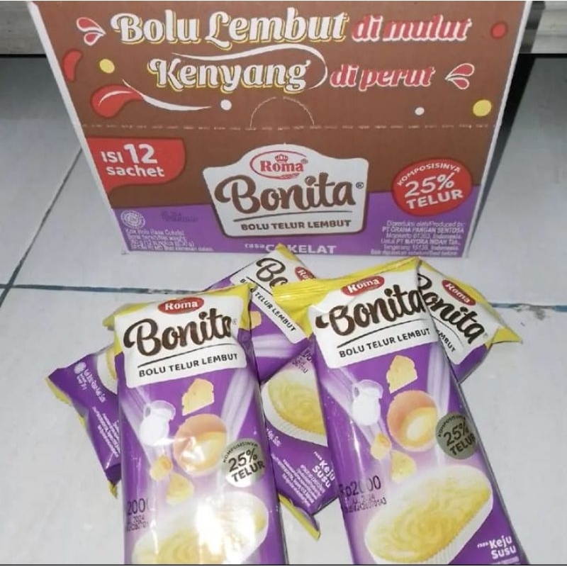 

Roma BONITA bolu telur lembut