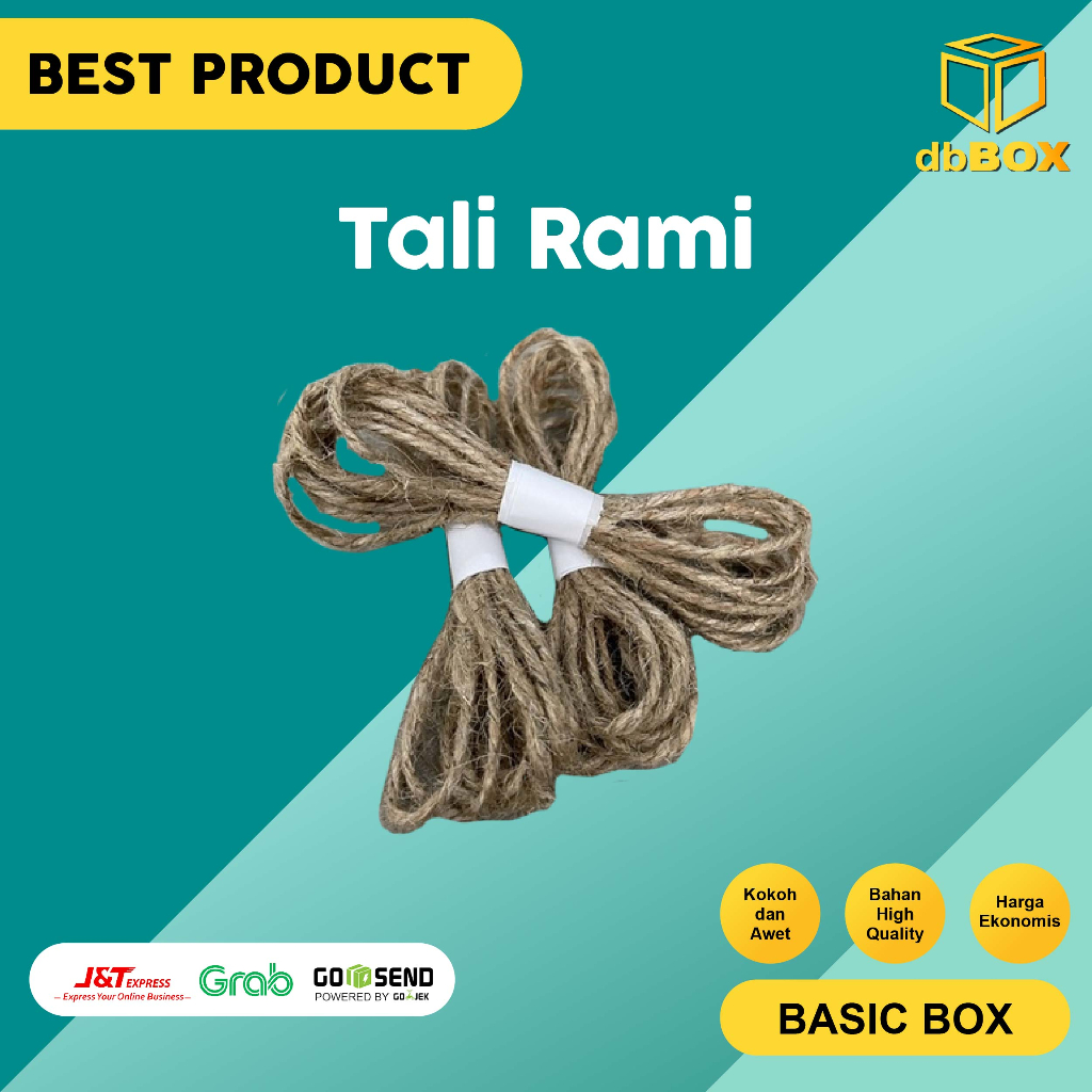 

TALI RAMI PANJANG 2 METER, tebal 3 ply, TALI GONI