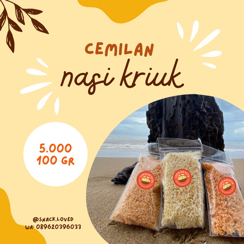 

NASI KRIUK RENYAH GURIH ‼️READY‼️
