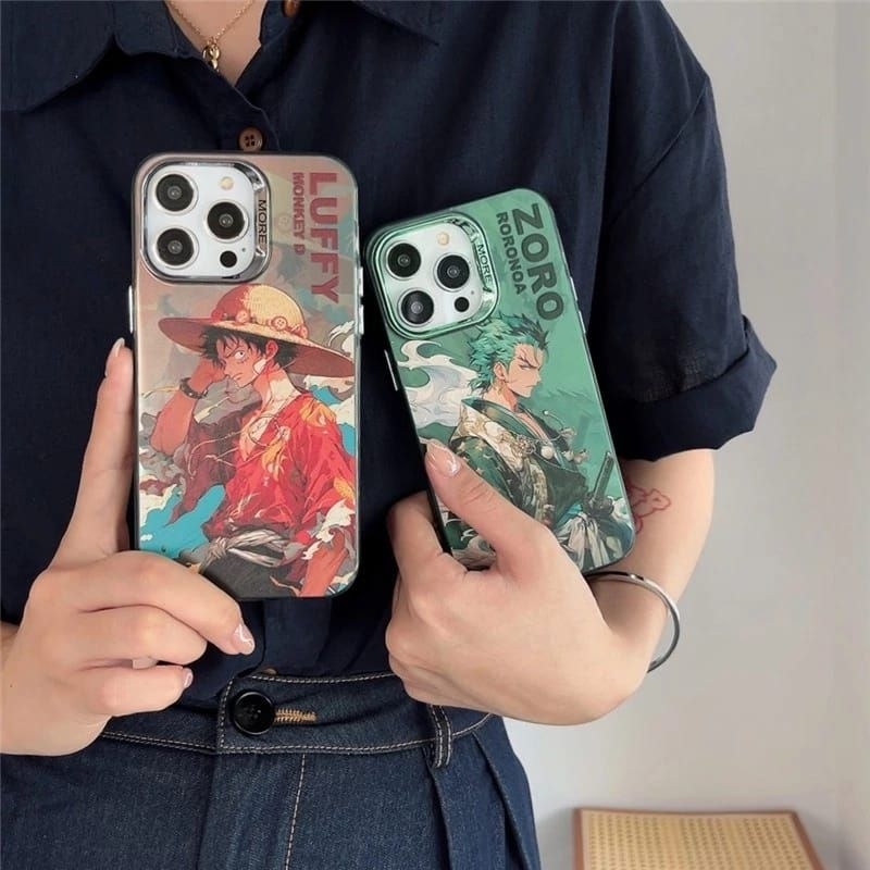 SOFT CASE IPHONE 11 12 13 14 PRO PROMAX LUFFY ZORO