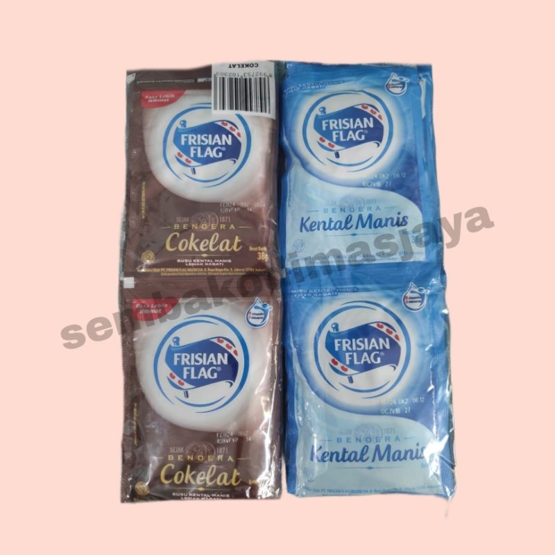 

Susu Frisian Flag Renteng Kental Manis Coklat Putih