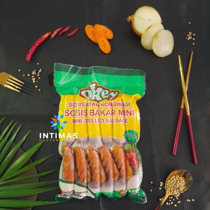 

Okey Sosis Bakar Mini 500g | Okey Mini Grilled Sausage 500g