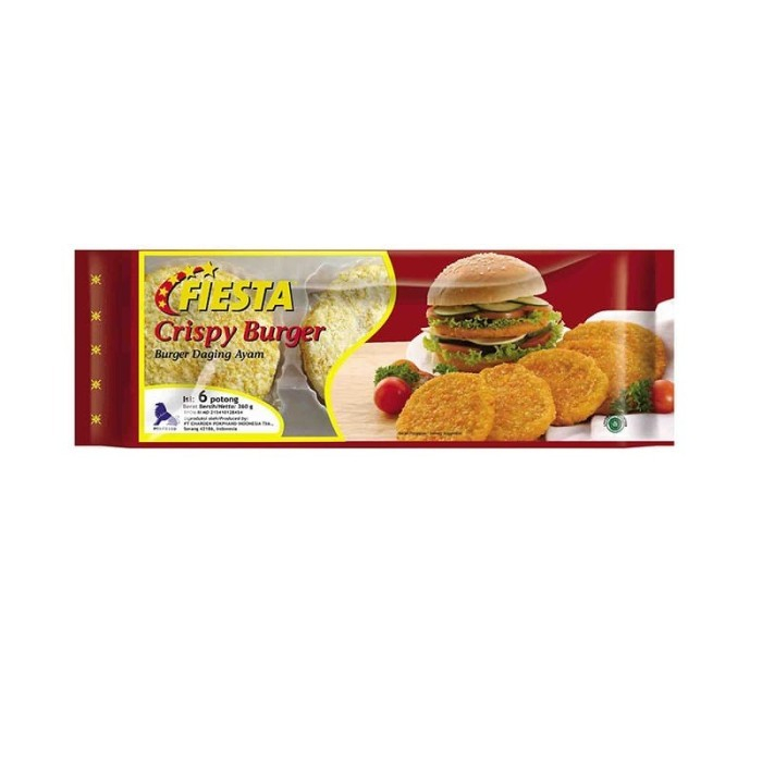 

FIESTA CRISPY BURGER 360 GR AYAM