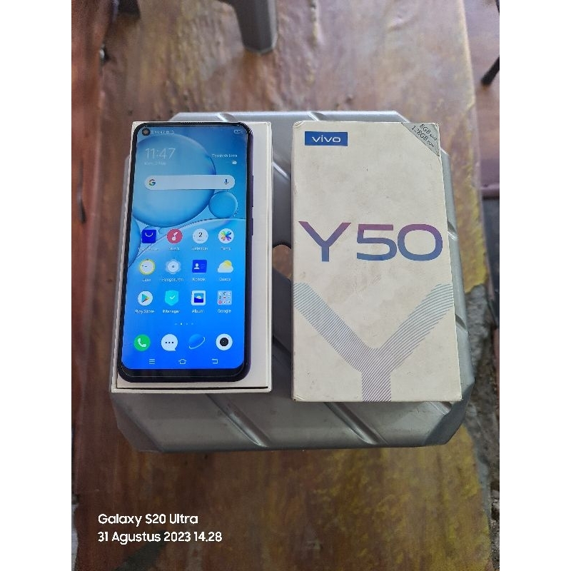 (SECOND) Vivo Y50 ram 8/128 Fullset Segel