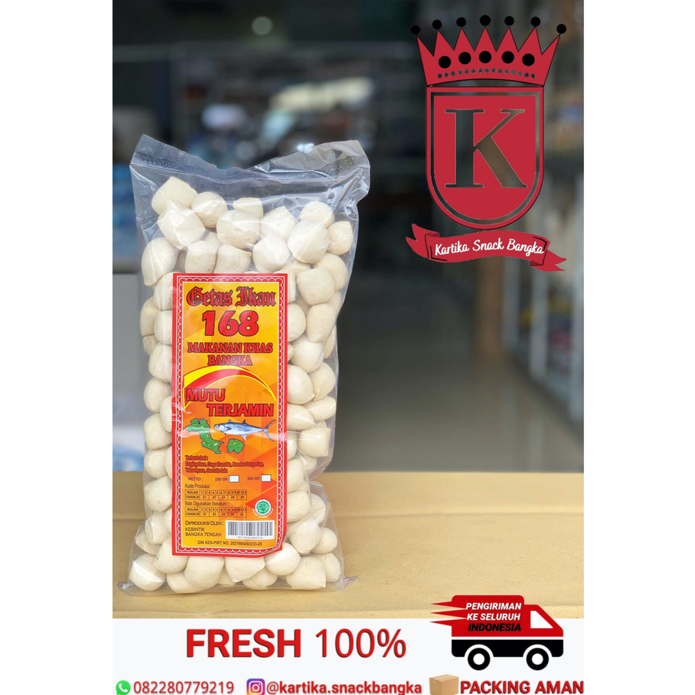 Getas Ikan 168 Khas Bangka 250gr