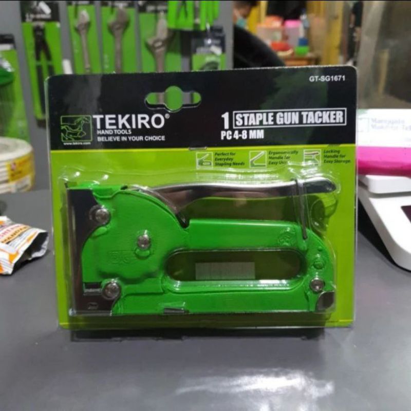 

Staple Gun Tacker Staples Manual Tekiro