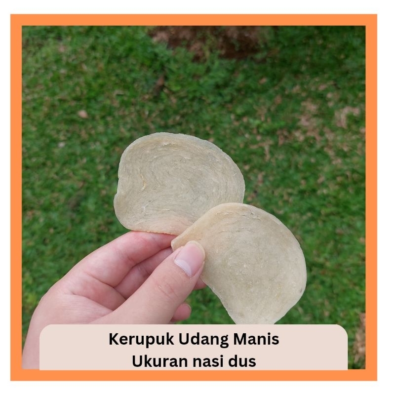 

kerupuk udang mentah (manis)
