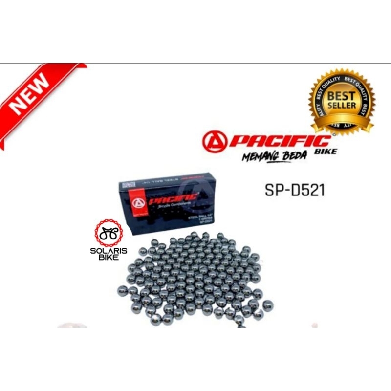 Steel Ball Gotri Pelor Sepeda Belakang merk Pacific isi 144pcs untuk MTB Mini Folding Bike Lipat