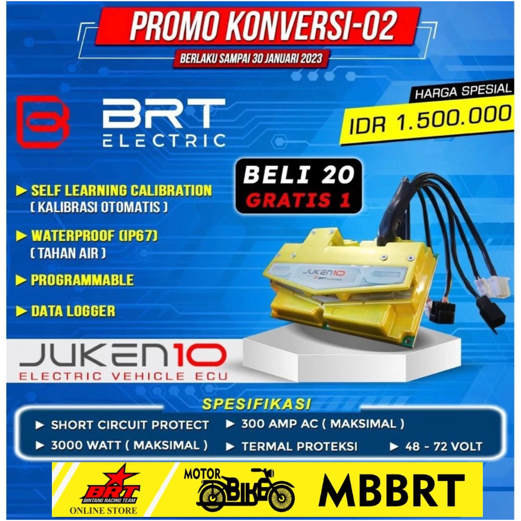 ECU BRT JUKEN 10  MOTOR LISTRIK ELECTRIC VEHICLE