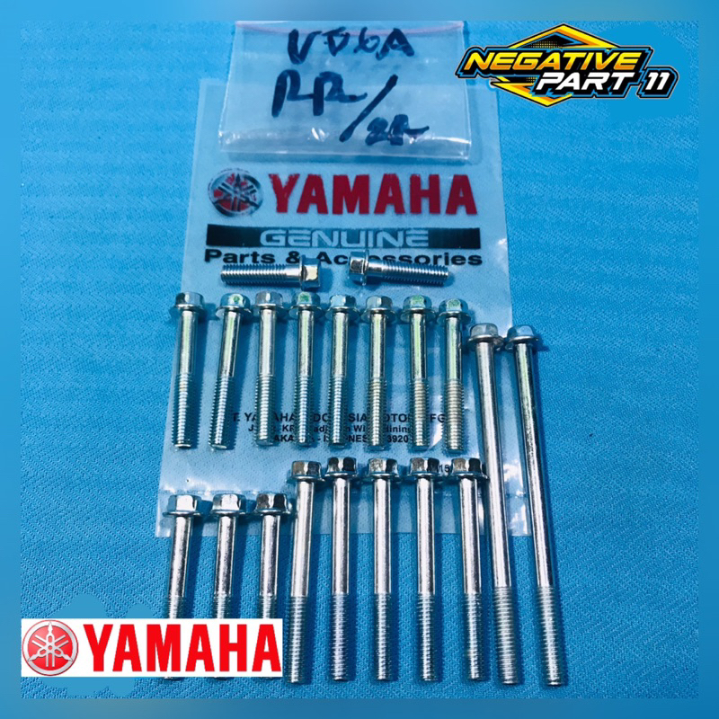 1 set baut blok bak kanan kiri kalter vega rr vega zr blok bak kopling magnet