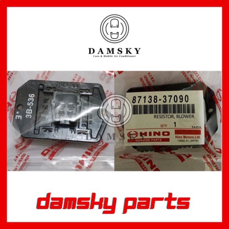 Resistor Werstand Werstan Blower AC Mobil Truck Hino 24 Volt Original Genuine