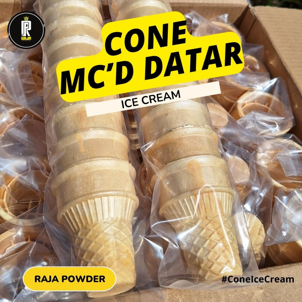 

Cone Ice Cream Es Krim Cone Datar MC'D 1 karton / 300 pcs