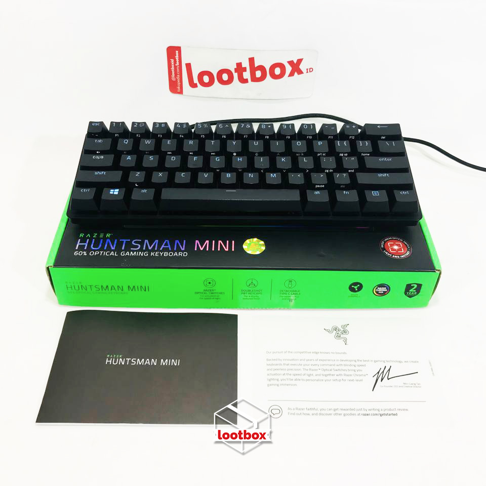 Keyboard Gaming Mechanical Razer Huntsman Mini Optical SECOND