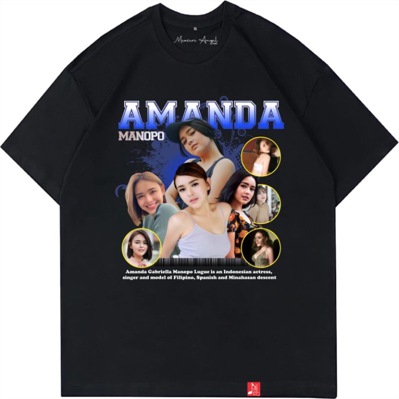 T-SHIRT "AMANDA MANOPO" RAP TEE KAOS AMANDA MANOPO ANAK DAN DEWASA KAOS OVERSIZE VINTAGE BAJU BOOTLE