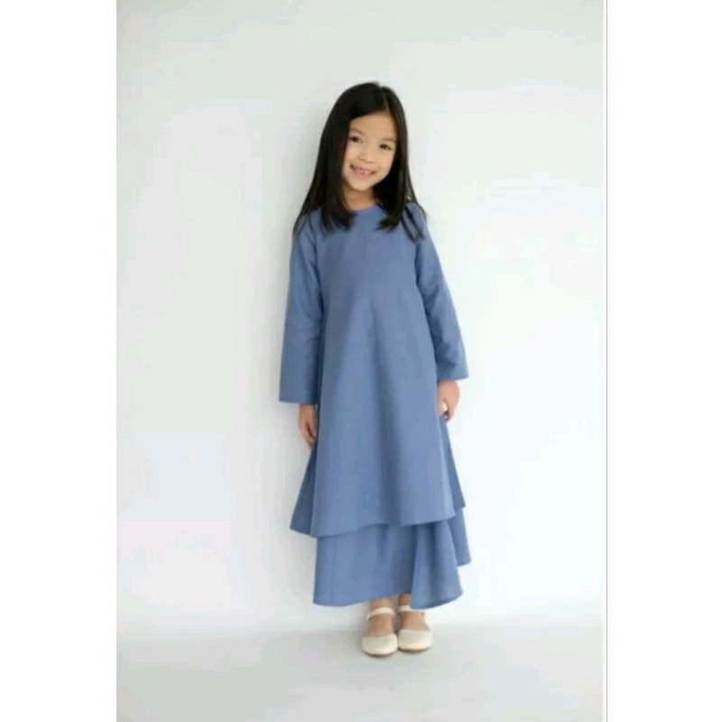 Kids Tunic Set Skirt Masa Linen