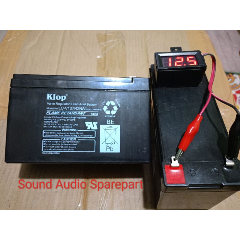 Aki / ACCU KERING 12 VOLT 7,2A .. BATERAY KERING 12V