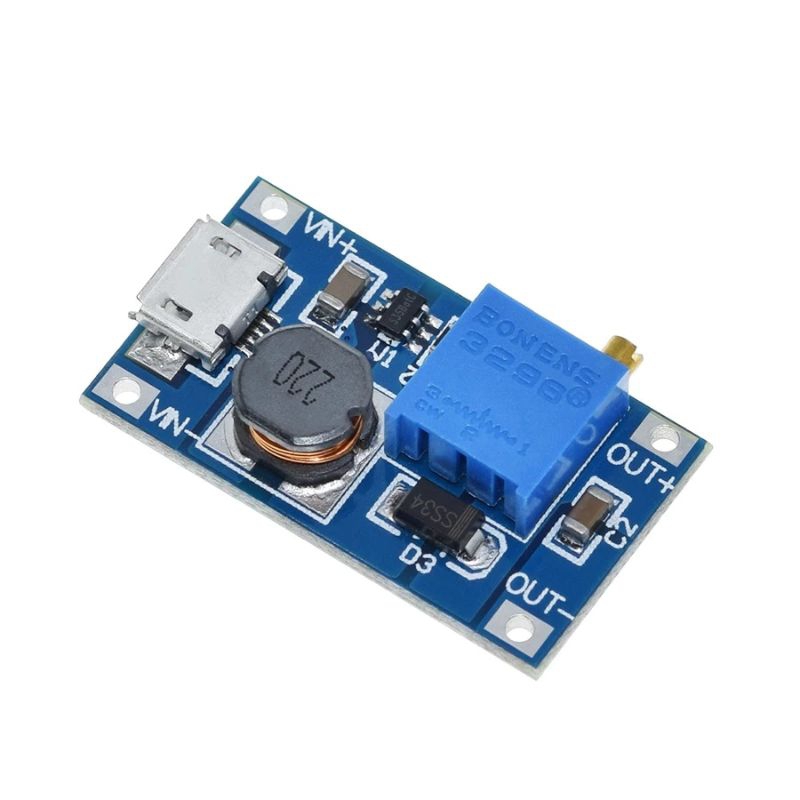 MT3608 Micro USB Step Up Adjustable DC to DC Module Micro USB MT3608