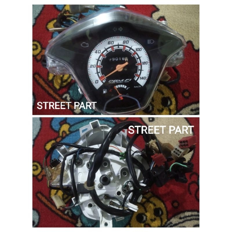 Spidometer Spedometer Kilometer Honda Beat Fi Tahun 2013 2014 original