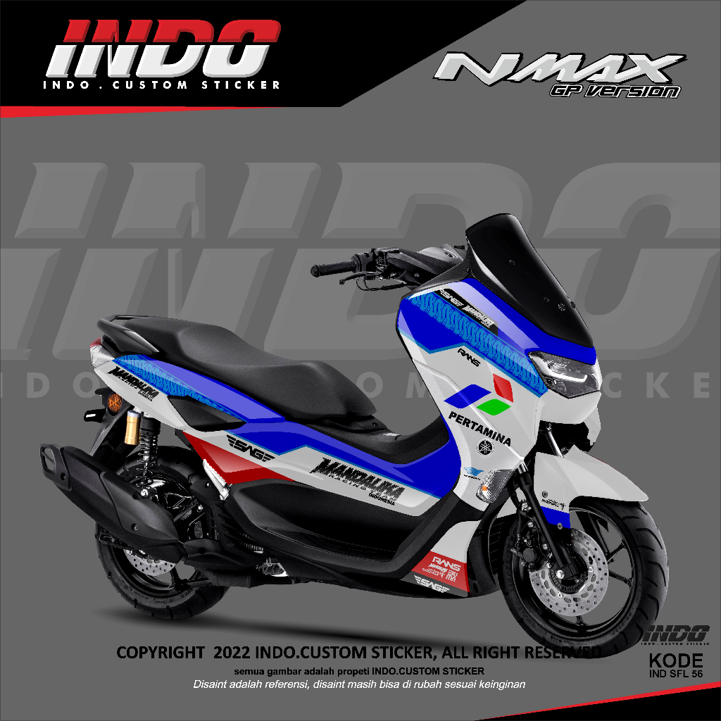 decal nmax new mandalika sticker nmax kode SFL NM 56
