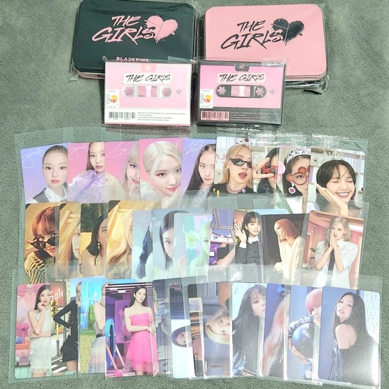 BLACKPINK Photocard / Album Only / Ktown Pre-Order Benefit [POB] PC - Official from Album GIRLS BPTG O.S.T /OST The Game [Reve / Stella ver] Purple / Pink pc LIMITED EDITION Jisoo Jennie Rose Lisa