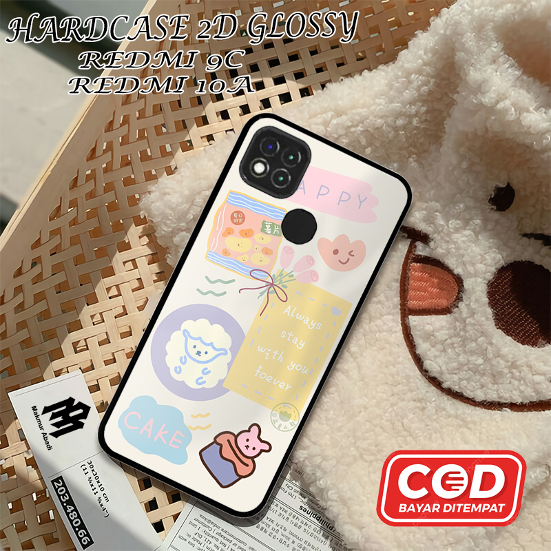 Case-Xiaomi-Redmi 9C -10A Casing Hp Xiaomi Redmi 10A  9C Case-Xiaomi-Redmi-9c-Hardcase-2D-Glossy-Xia
