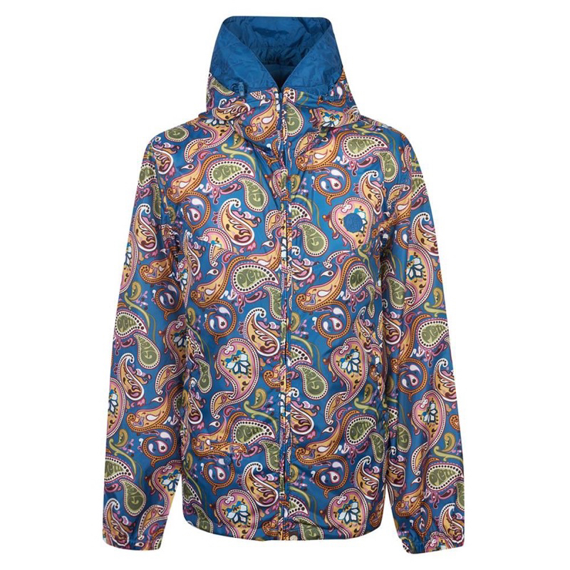 Pretty green paisley Zip hoodie