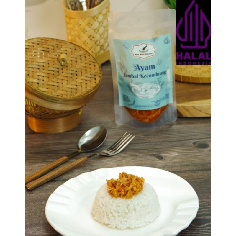 

Ayam suwir sambal kecombrang