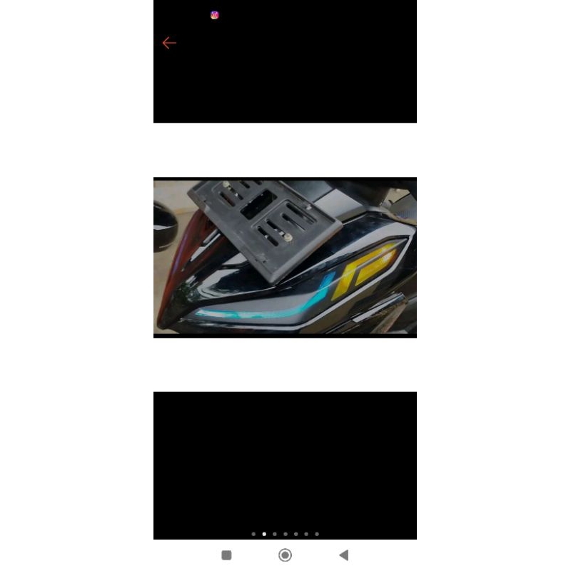 Stiker sein/sein variasi/stiker lampu alis/sticker riting variasi depan Vario 125,150,160 all new