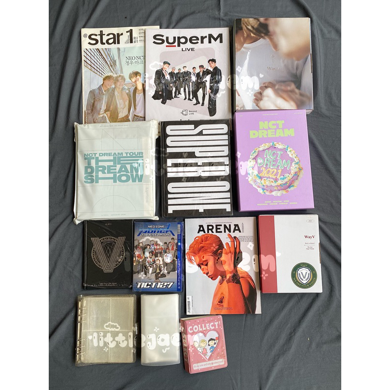binder magazine/majalah brouchure beyond live pb wayv nct dream box sg